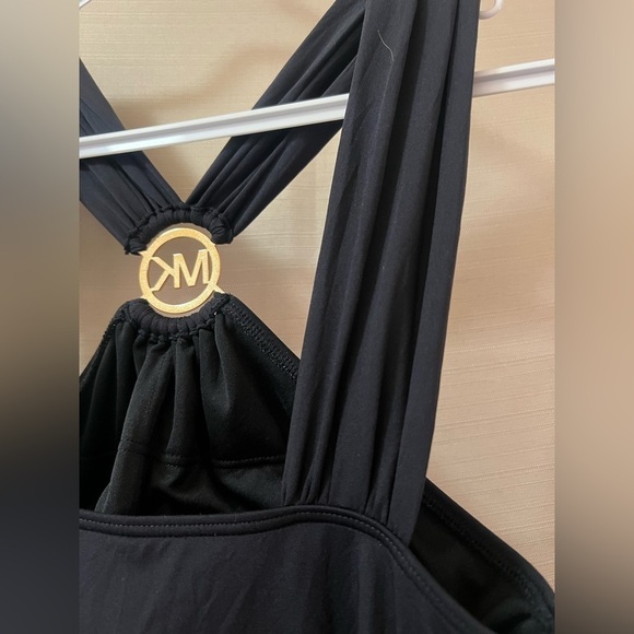 ⚫️ BOGO Michael Kors women’s black slip dress built in bra size xs summer - Picture 9 of 9